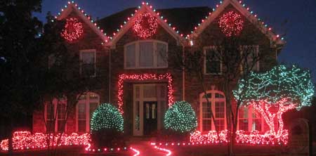 Christmas Holiday Lights Installation Packages - Houston and Dallas